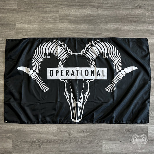 Rams Head Wall Flag